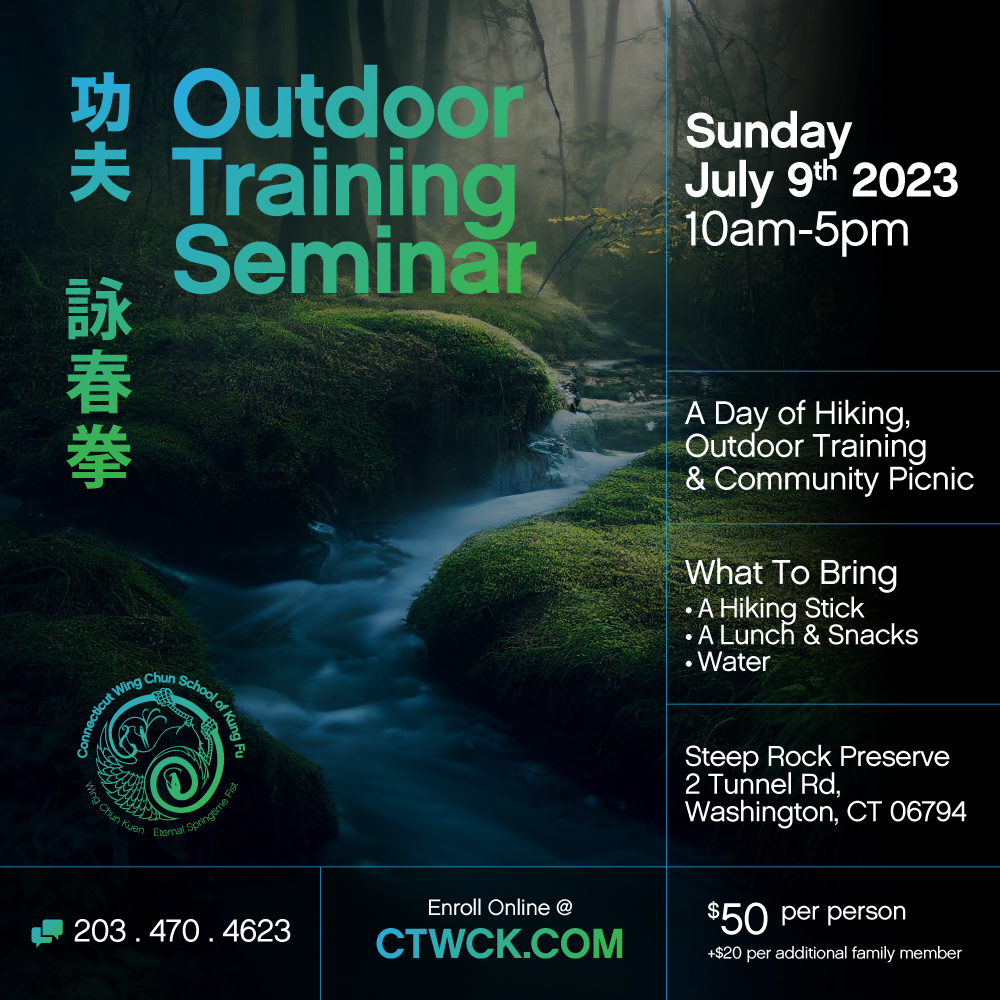 July 9th 2023 Outdoor Training Seminar – Washington CT